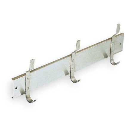 Utility Hook Strip, 3 Hook, 2-1/2In, Satin MPN:1ECL3