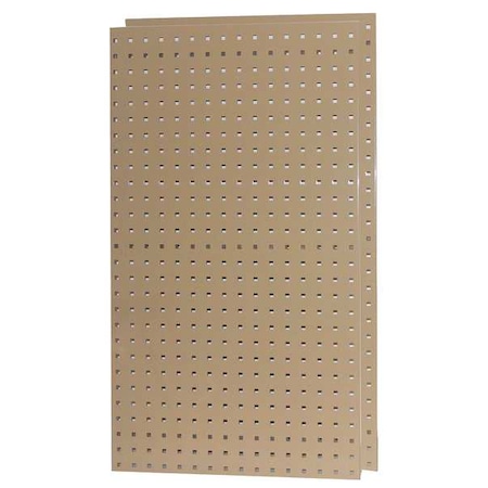 Square Hole Pegboard, 42-1/2x24, Tan, PK2 MPN:5TPC5
