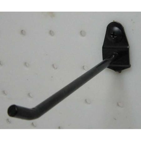 Single Rod Pegboard Hook, 4 1/2 in L, PK10 MPN:5TPG2