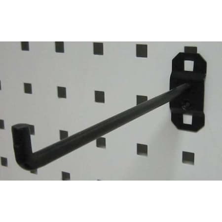 Single Rod Pegboard Hook, 6 1/2 in L, PK5 MPN:5TPK5