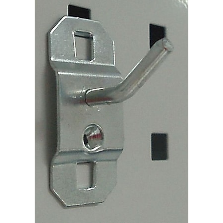 Single Rod Pegboard Hook, 1 3/4 in L, PK5 MPN:6YB83