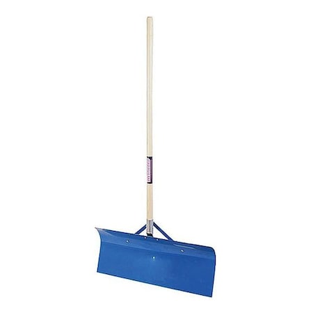 Snow Shovel, 30 in W x Steel Blade, 48 in L Wood Handle MPN:12U485