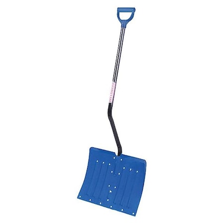 Snow Shovel, 18 in W x Aluminum Blade, 45 in L Steel Handle MPN:12U488