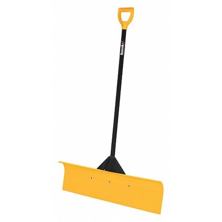 Snow Shovel, 36 in W x Plastic Blade, 46 in L Fiberglass Handle MPN:SP-36