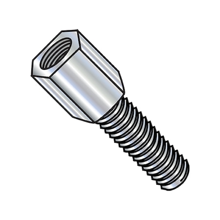 Jack Screw Standoff, #4-40 Thrd Sz, 1/4 in L, Steel Zinc Plated, 2000 PK MPN:100404JM