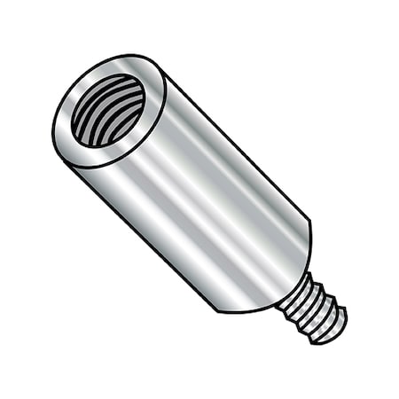Round Standoffs, #4-40 Thrd Sz, 1/2 in Bd L, Stainless Steel Plain, 3/16 in OD, 500 PK MPN:100804RM303