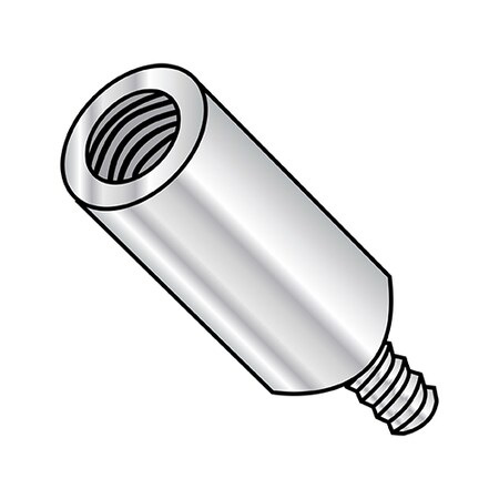 Round Standoffs, #4-40 Thrd Sz, 1 in Bd L, Aluminum 3/16 in OD, 1000 PK MPN:101604RMA