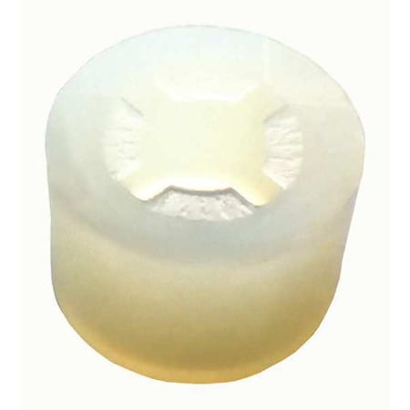 Retaining Spacer, #4 Screw Size, Plain Nylon, 1 in Overall Lg, 1/4 in Outside Dia MPN:13SPRT060