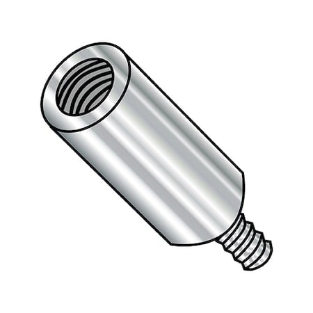 Round Standoffs, #8-32 Thrd Sz, 3/4 in Bd L, Stainless Steel Plain, 1/4 in OD, 500 PK MPN:141208RM303