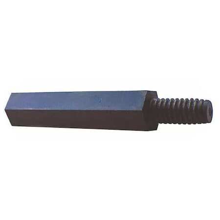 Hex Standoff, #8-32 Thrd Sz, 1/2 in L, 3/8 in Thrd L Nylon Plain, 1/4