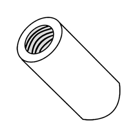 Round Standoffs, #10-32 Thrd Sz, 3/4 in Bd L, Nylon 1/2 in OD, 1000 PK MPN:501211RFN