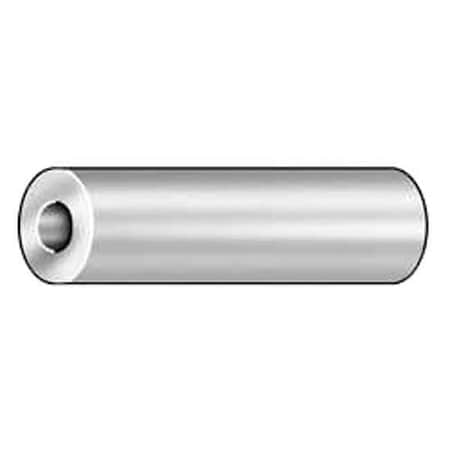 Spacer, 1/4 in Screw Size, Plain Aluminum, 5/8 in Overall Lg, 0.252 in Inside Dia, 10 PK MPN:CRF081004GR