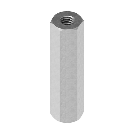 Hex Standoff, No. 4-40 Thrd Sz, 1 in L, 1/4 in Thrd L 18-8 Stainless Steel, Plain, 1/4
