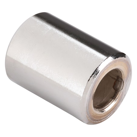 Spacer, 3/8 in Screw Size, Chrome Plated Steel, 1 in Overall Lg, 0.406 in Inside Dia, 5 PK MPN:MPB518