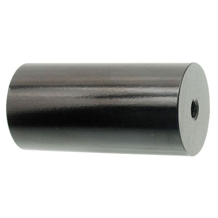 Round Standoffs, #10-24 Thrd Sz, 1 in Bd L, Aluminum Black Anodized, 3/8 in OD, 2 PK MPN:ZA0106-ALBLK