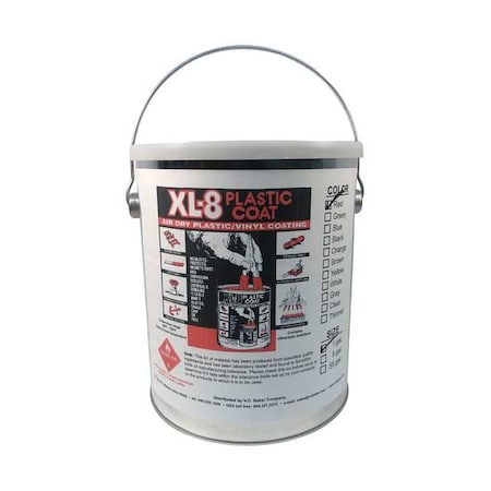 PVC Maintenance Coating, Red, 1 gal MPN:XL8-1-RED