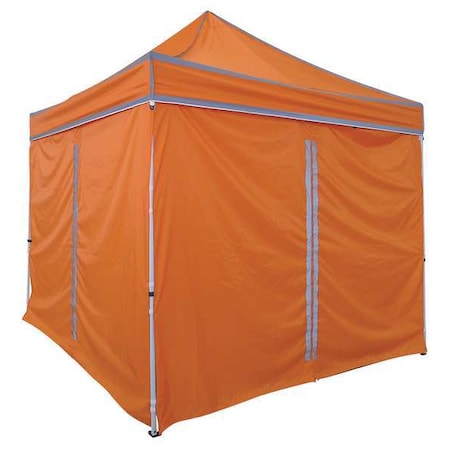 Side Wall, Orange, Polyester, 85 In H, PK2 MPN:22RP56