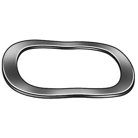 Disc Spring, Wave, 2, High Carbon Steel, PK2 MPN:1UAE3