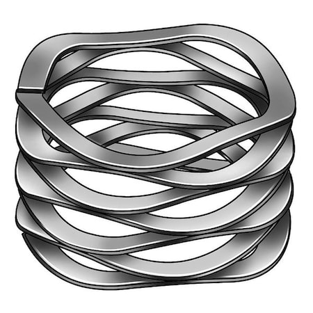 Disc Spring, Poly Wave Comp, 0.3125 MPN:1UAU6