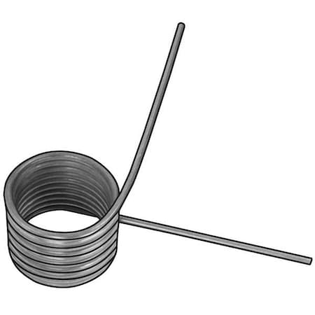 Torsion Spring, 270 Deg, 0.353OD, PK6 MPN:3HPF4