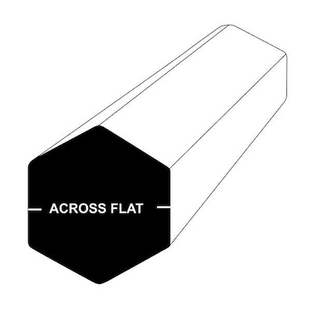 SS Rectangular Bar, 6 ft Overall L MPN:20121_72_0