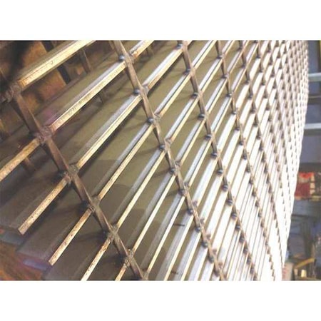 Welded Grating, Smooth, 24x1in., 48in. Span MPN:24125S100-B4