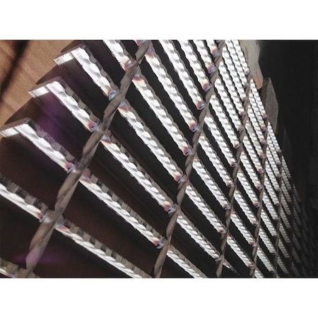 Welded Grating, Serrated, 24x1in, 144in. MPN:24188R100-B12