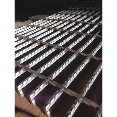 Bar Grating, Serrated, 24In. W, 1.25In. H MPN:24188R125-B4