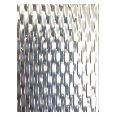 Silver SS Sheet, Rectangle, 48in Overall W MPN:5-SM 304#4-26Gx48x96