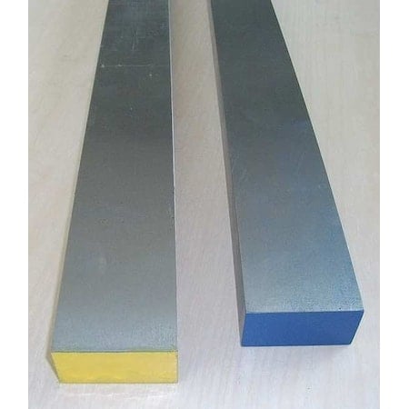Tool Steel Square Bar, 18 in L, 1/2 in W MPN:O112128