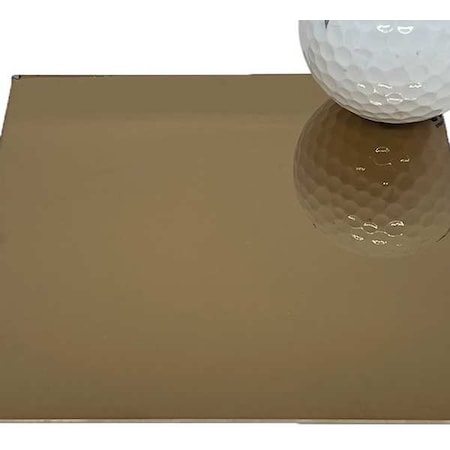 Sheet, Square, 24 in Overall W MPN:T22 Rosygold Mirror 20Gx24x24