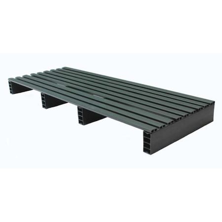 Recycled Rigid PVC Pallet, 18 in L, 48 in W, 4 in H, 500 lb Dynamic MPN:05000235