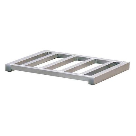Aluminum Pallet, 15 1/2 in L, 21 in W, 1 1/2 in H, 750 lb Dynamic MPN:12G966