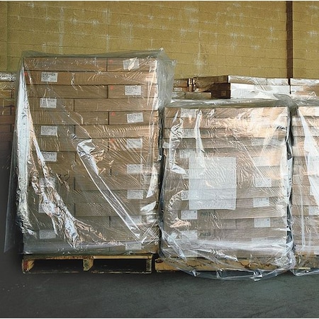 Pallet Cover, 85 in x 51 in, 1.5 mil, Clear, 100 PK MPN:2EWH6