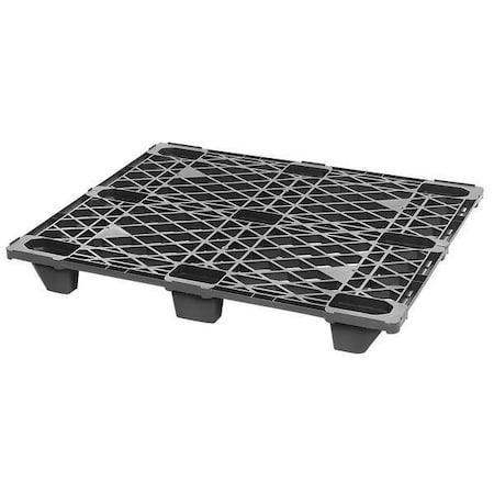 Recycled High Density Polyethylene Pallet, 48 in L, 40 in W, 5 1/8 in H, 1, 500 lb Dynamic MPN:40X48 CP EXP