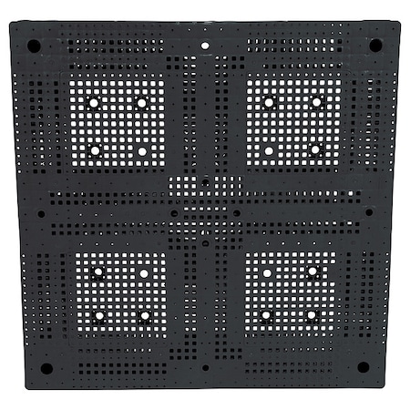 High Density Virgin Polyethylene Pallet, 47 1/4 in L, 47 1/4 in W, 6 in H, 2, 200 lb Dynamic MPN:PLPG-4848