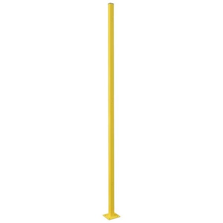 Offset Wire Partition Post, Height 8 Ft MPN:19N875