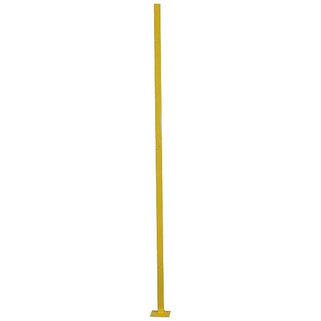 In Line Wire Partition Post, Height 6 Ft MPN:19N876