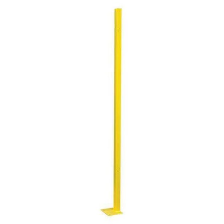 Wire Partition Corner Post, Height 6 Ft MPN:19N877