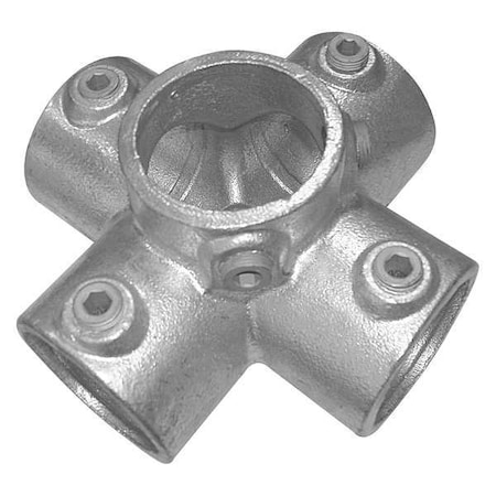 Structural Pipe Fitting, Cross, Cast Iron, 1 in Pipe Size, 50000 lb Tensile Strength MPN:30LX36