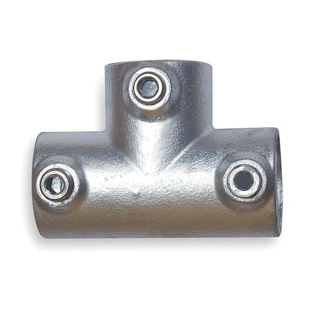 Structural Pipe Fitting, Tee, Cast Iron, 1.5 in Pipe Size, 50000 lb Tensile Strength MPN:4NXV5