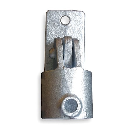 Structural Pipe Fitting W/ Adjustable Swivel Flange For 1-7/8 in OD, 1-1/2 in Pipe Size, Cast Iron MPN:4NXV7