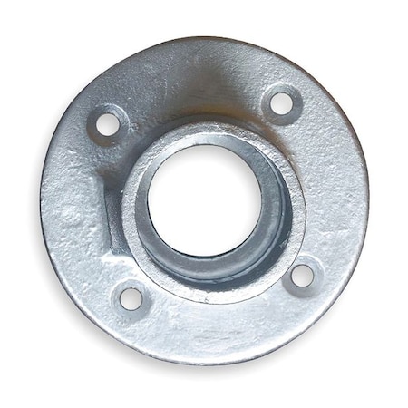 Structural Pipe Fitting, Base Flange, Cast Iron, 1.5 in Pipe Size, 50000 lb Tensile Strength MPN:4NXV9