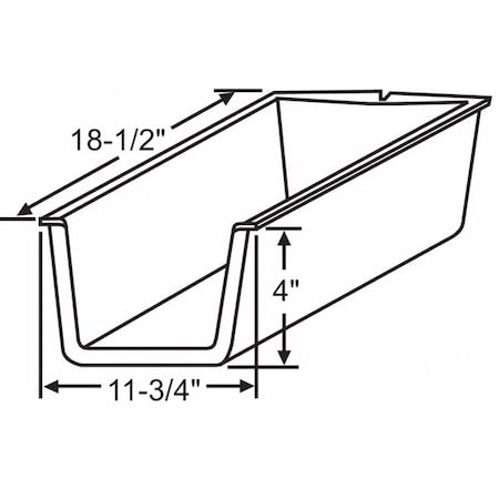 Drawer Insert, 11-3/4