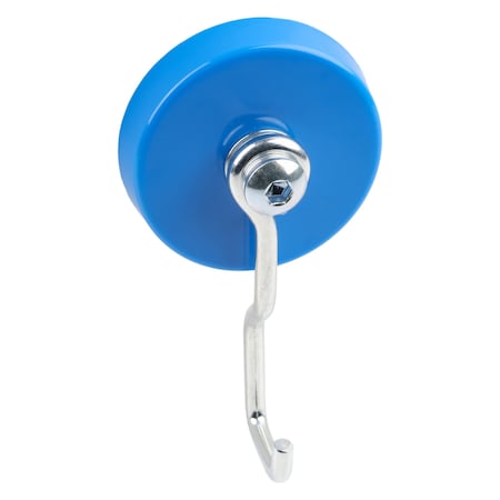 Reversible Hook, Mag, Blue, 2-1/4 Dia, 25 lb MPN:10E727