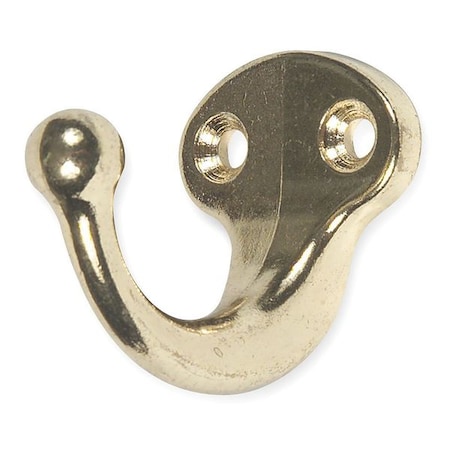 Coat and Garment Hook, Brass MPN:1HGL7