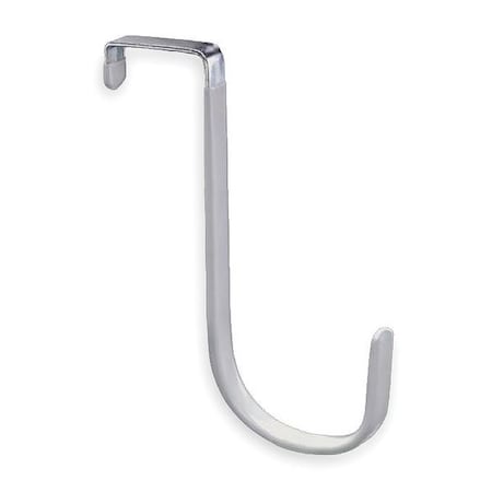 Wardrobe Hook, White, Steel, 2 in D, PK2 MPN:1RCH6