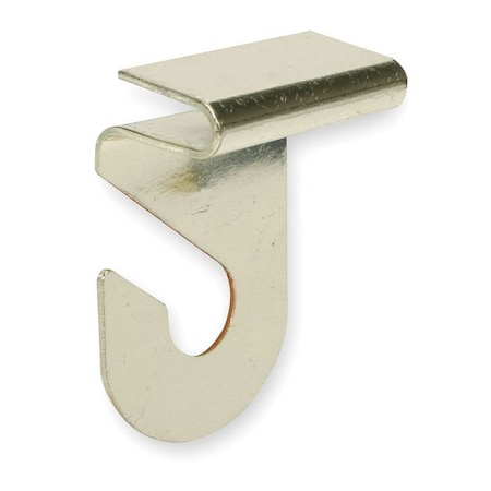 Under-Shelf Hook, Brass, Steel, 1/2in D, PK2 MPN:1RCJ9