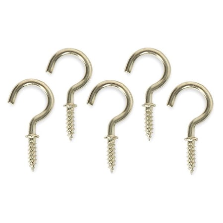 Cup, Type Hook, Brass, Length 3/4 In, PK20 MPN:1WBH9