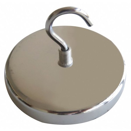 Hook, Silver, Iron, 1 in D, 1 3/8 in H MPN:35HV66